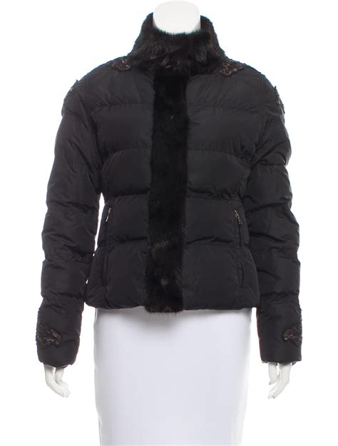 prada fur|prada puffer coat women's.